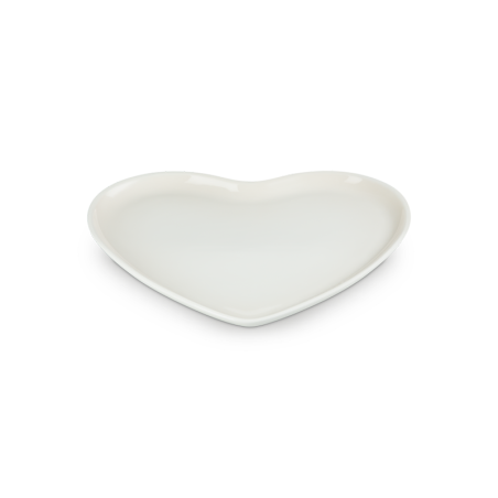 Heart Plate 32cm Meringue - L'Amour