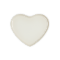 Heart Plate 32cm Meringue - L'Amour