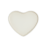 Heart Plate 32cm Meringue - L'Amour