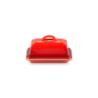 Stoneware Butter Dish Cerise