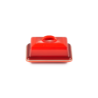 Stoneware Butter Dish Cerise