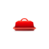 Stoneware Butter Dish Cerise