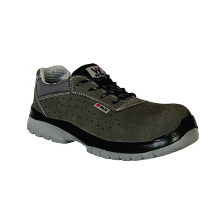 Sapatos Camurça Acra S1P Compósito PU SRC nº 38 Cinzento CHEMITOOL SAFETY
