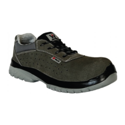 Sapatos Camurça Acra S1P Compósito PU SRC nº 42 Cinzento CHEMITOOL SAFETY