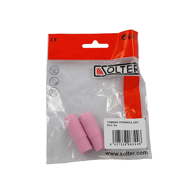 Solter Ceramic Nozzle Tip GR7 Ø 11 mm 2 Un.