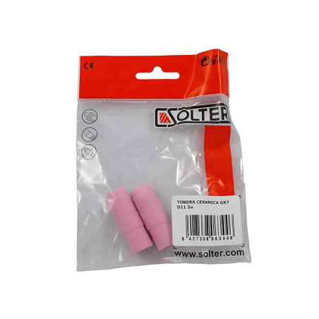 Solter Ceramic Nozzle Tip GR7 Ø 11 mm 2 Un.