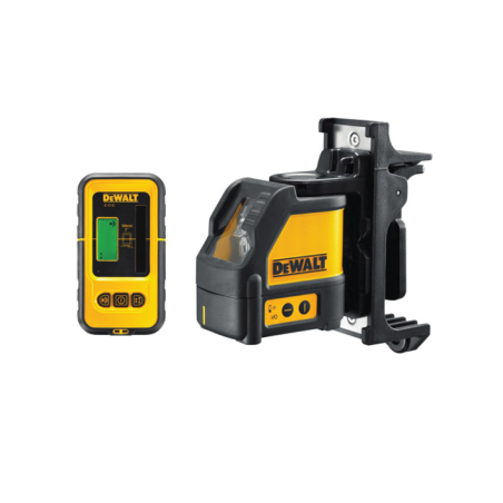 DeWalt Cross Line Red Laser With Detector