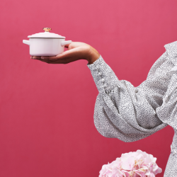 Mini Cocotte Corazón Shell Pink - L'Amour