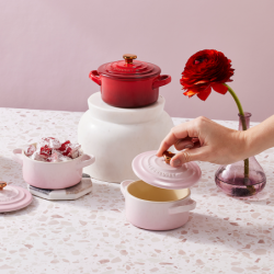Mini Cocotte Corazón Shell Pink - L'Amour