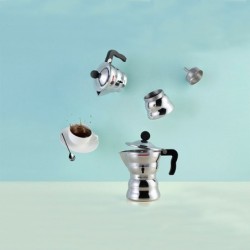Cafetera para Café Exprés. 70ml - Moka Alessi