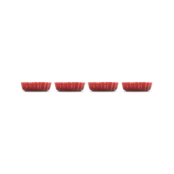 SET 4 TARTALETAS 11 CM CEREZA
