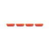 Set of 4 Fluted Flan Dishes 11cm Volcanic - Heritage