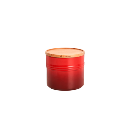 Bote Almacenaje Gres 1,1L Cereza