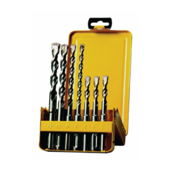 Conjunto de 7 brocas XLR® SDS-Plus DeWalt 5,6x2,8x2,10,12mm