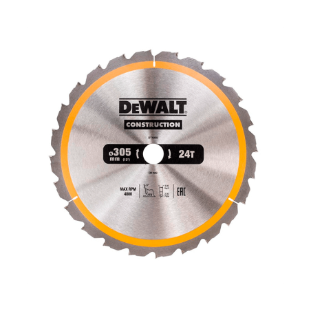 Lâmina para serra circular estacionária DeWalt (305mm x 30mm x 24D)