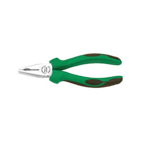 STAHLWILLE Combination Plier with Polished Head and Dip-Coated with Sure-Grip Surface Handle 160 mm