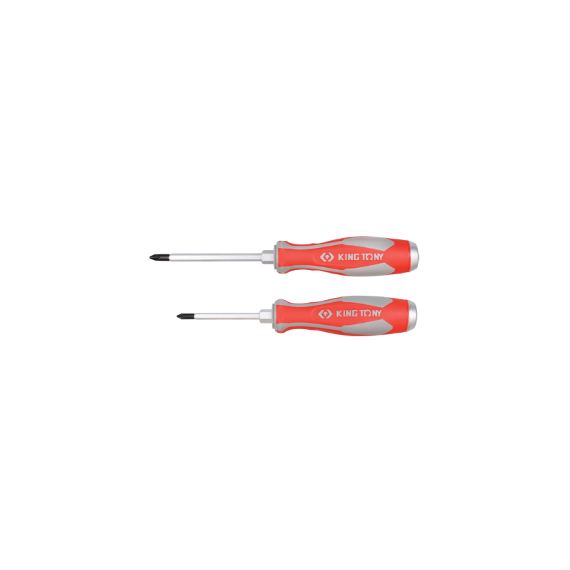 KING TONY PHILLIPS® Screwdriver Heavy Duty PH2 100mm with Black Tip KING TONY PHILLIPS® Screwdriver Heavy Duty PH2 100mm with Black Tip