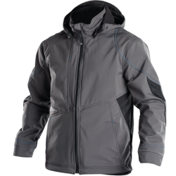 DASSY Gravity Softshell Jacket L +/- 280 g/m² Grey/Black