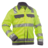 DASSY Dusseldorf High Visibility Work Jacket M +/- 245 g/m² Fluo Yellow/Grey