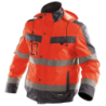 DASSY Lima High Visibility Winter Jacket L +/- 200 g/m² Fluo Red/Grey