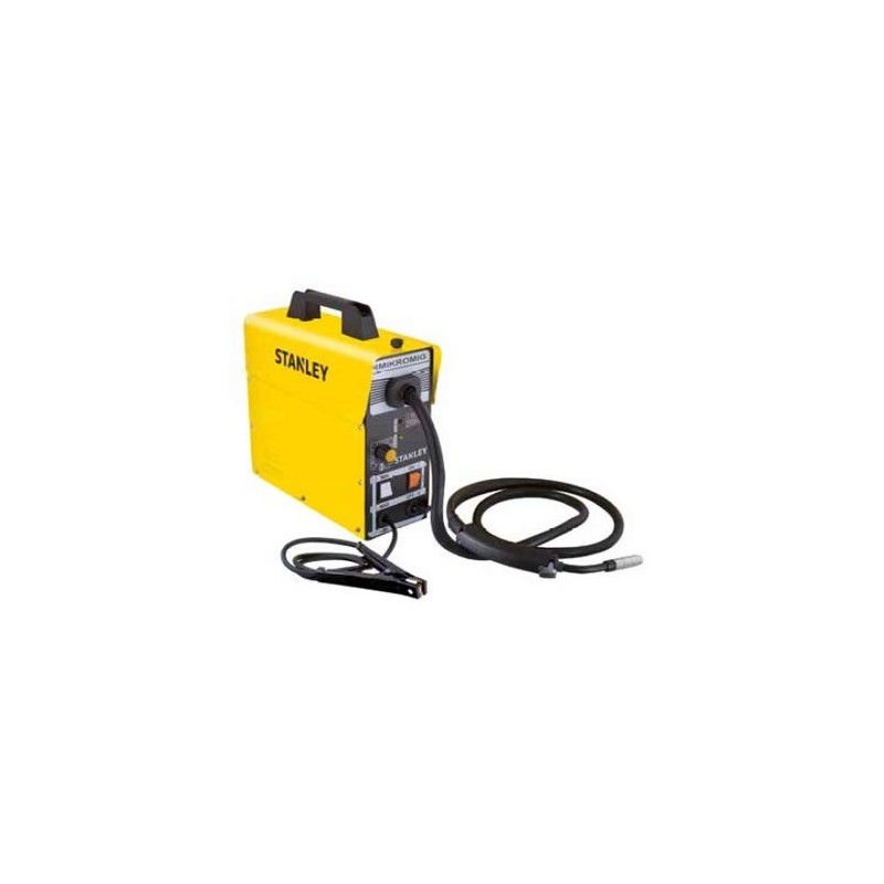 STANLEY WELDING 230V MIKROMIG MOG Welding Machine (No Gas) Compact 95A Flux Cored Wire Accessoried