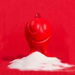 Açucareiro com Doseador Vermelho - Gino Zucchino
