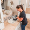 Desentupidor Manual Power Spin com Autofeed KWIK RIDGID