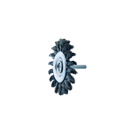 PFERD Shank Mounted Wheel Brushes, Knotted - Steel Wire (ST) RBG 7006/6 ST 0,35 (CX 10 Un)