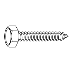 Tornillo Autoroscante con Cabeza Hexagonal DIN 7976C 5,5x38 A2 Inox Passivado CHEMITOOL