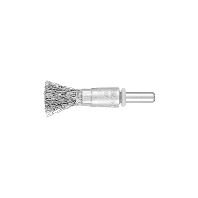 PFERD Shank Mounted End Brushes, Crimped - Steel Wire (ST) Combitwist Type PBU 1010/6 ST 0,20