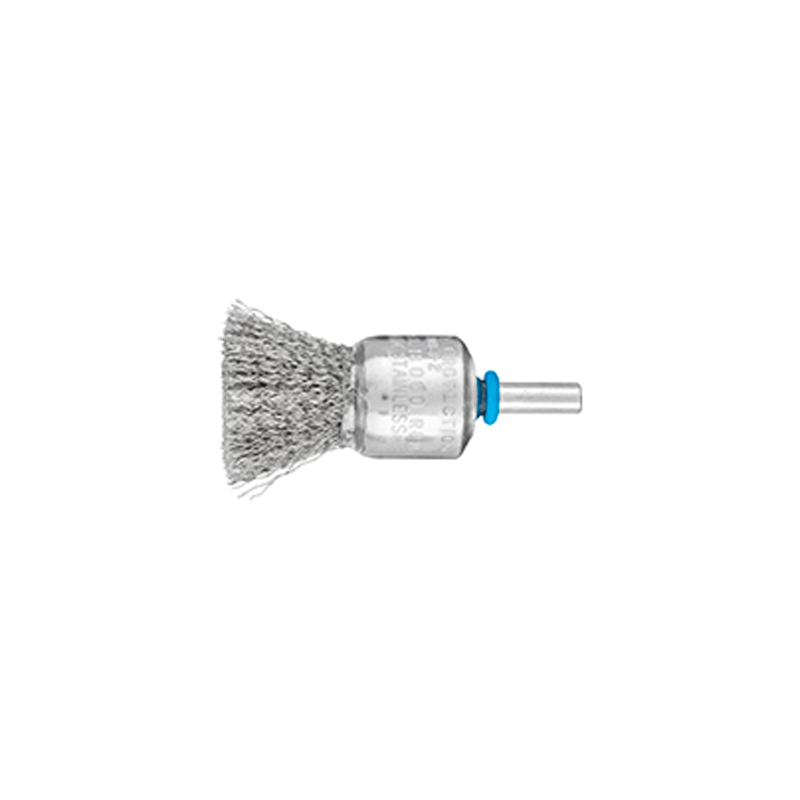 PFERD Shank Mounted End Brushes, Crimped - Stainless Steel Wire (Inox) Combitwist Type PBU 2020/6 Inox 0,20 (CX 10 Un)