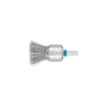 PFERD Shank Mounted End Brushes, Crimped - Stainless Steel Wire (Inox) Combitwist Type PBU 2020/6 Inox 0,20 (CX 10 Un)