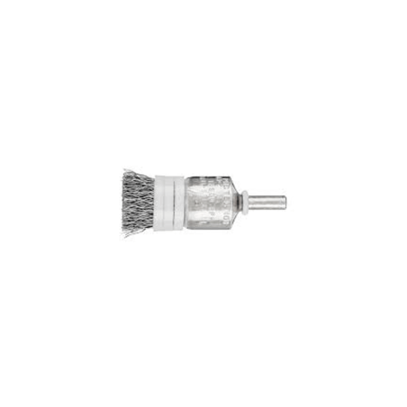 PFERD Shanked Mounted End Brushes, Crimped, With Bridle - Steel Wire (ST) PBUr 2020/6 ST (Ø 0,35 mm)