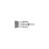 PFERD Shanked Mounted End Brushes, Crimped, With Bridle - Steel Wire (ST) PBUr 2020/6 ST (Ø 0,35 mm)