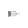 PFERD Shanked Mounted End Brushes, Crimped, With Bridle - Steel Wire (ST) PBUr 2525/6 ST (Ø 0,35 mm)