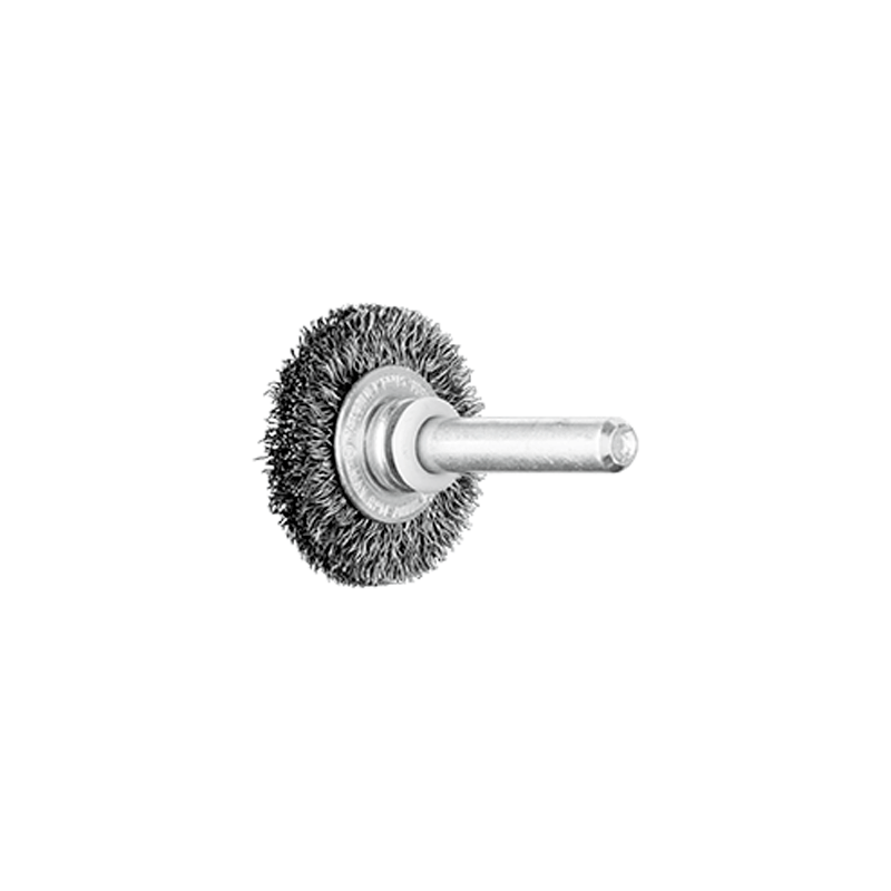 PFERD Shank Mounted Wheel Brushes, Crimped - Steel Wire (ST) RBU 3006/6 ST 0,20 (BL 10 Un) PFERD Shank Mounted Wheel Brushes, Crimped - Steel Wire (ST) RBU 3006/6 ST 0,20 (BL 10 Un)