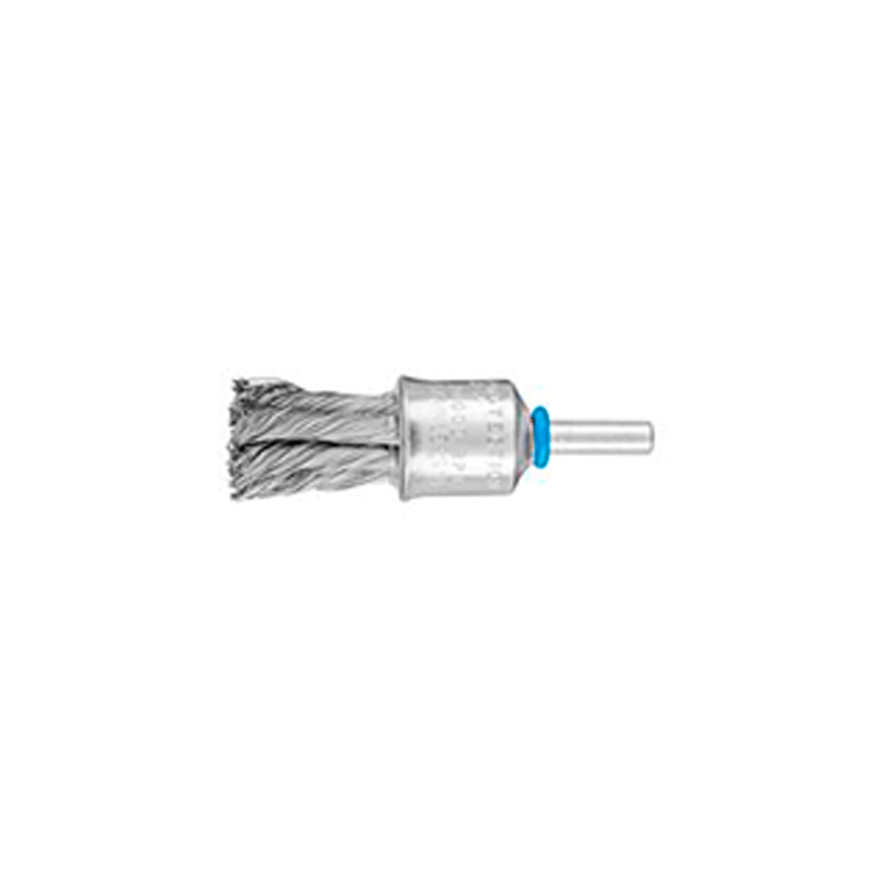 PFERD Shank Mounted End Brushes, Knotted - Stainless Steel Wire (Inox) PBG 1919/6 Inox 0,35 (BL 10 Un)