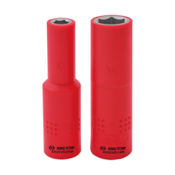 KING TONY 3/8'DR. VDE Insulated 6PT Metric Deep Socket 14mm