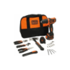 Berbequim Aparafusador 10,8V 26Nm com Acessórios e Saco de Transporte BLACK+DECKER