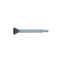 PFERD Shank Mounted End Brushes, Crimped, Tapered - Stainless Steel Wire (Inox) PBUs 1010/6 Inox (Ø 0,3 mm)