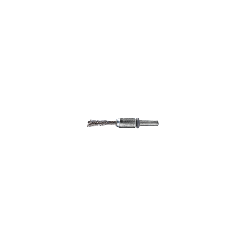 PFERD Shank Mounted End Brushes, Crimped, Knotted - Steel Wire (ST) Singletwist Type PBGS 1010/6 ST (Ø 0,35 mm) PFERD Shank Mounted End Brushes, Crimped, Knotted - Steel Wire (ST) Singletwist Type PBGS 1010/6 ST (Ø 0,35 mm)