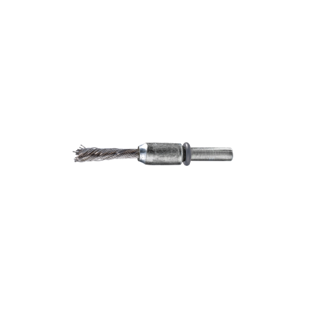 PFERD Shank Mounted End Brushes, Crimped, Knotted - Steel Wire (ST) Singletwist Type PBGS 1010/6 ST (Ø 0,35 mm)