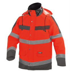 CASACO ATLANTIS 200g VERMELHO/CINZA XL