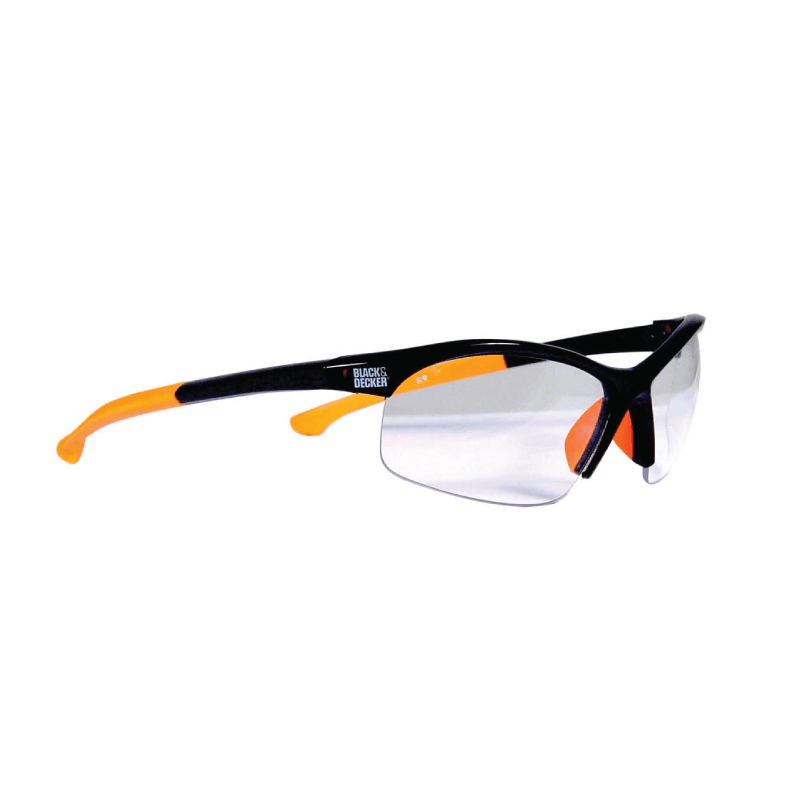 Gafas de Protección de Medio Arco con Lente Transparente BLACK+DECKER Gafas de Protección de Medio Arco con Lente Transparente BLACK+DECKER