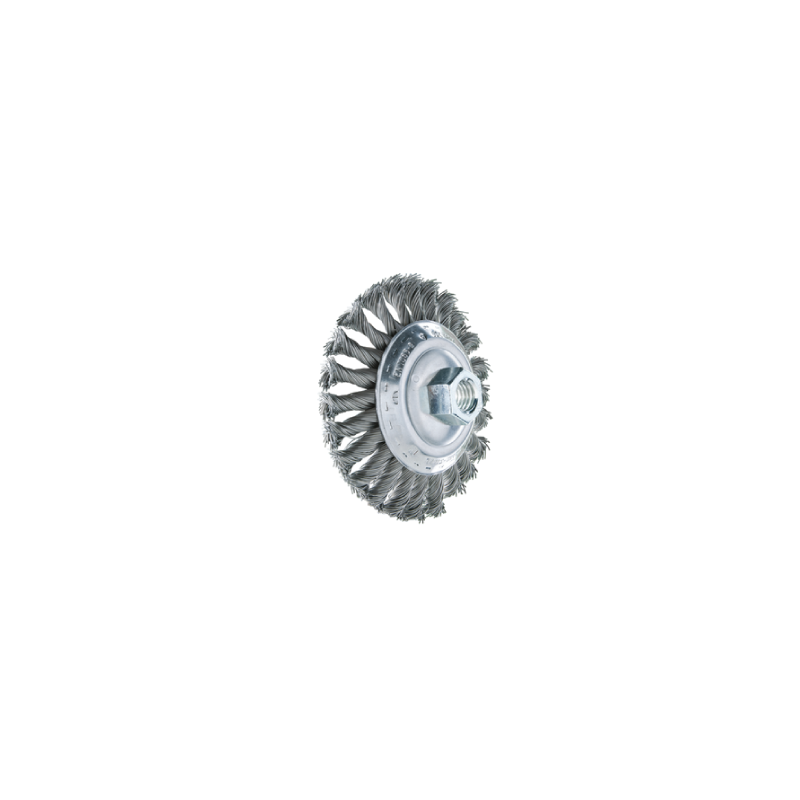 PFERD Threaded Bevel Brushes, Crimped - Steel Wire (ST) POS KBG 10013/M14 ST 0,50 (CX 5 Un) PFERD Threaded Bevel Brushes, Crimped - Steel Wire (ST) POS KBG 10013/M14 ST 0,50 (CX 5 Un)