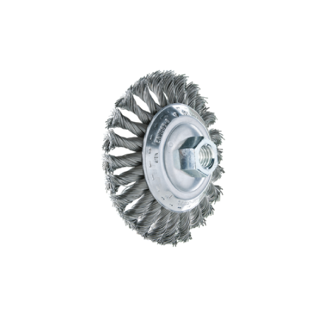 PFERD Threaded Bevel Brushes, Crimped - Steel Wire (ST)  POS KBG 10013/M14 ST 0,50 (CX 5 Un)