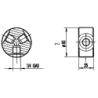 DISTRIBUIDOR DE DUAS SAIDAS-1/4 GAS