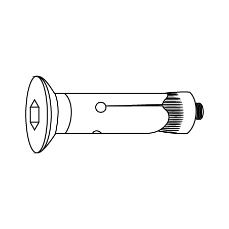 Bucha RED CHAP com Parafuso Cabeça Embeber lV056 M10X70 A2 Inox Passivado CHEMITOOL FASTENERS