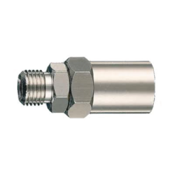 Conector Roscado Macho Com Luva Para Mangueira De Borracha 10/C 1/4 M ø 6 x 14 mm ANi