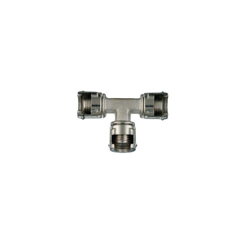 Conector Duplo Com Três Porcas Fresadas 12/B 1/4 ANi